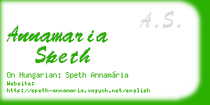 annamaria speth business card